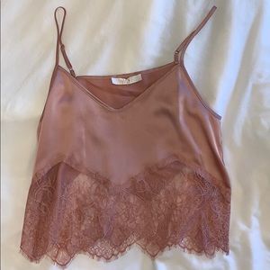Pink Cropped Cami